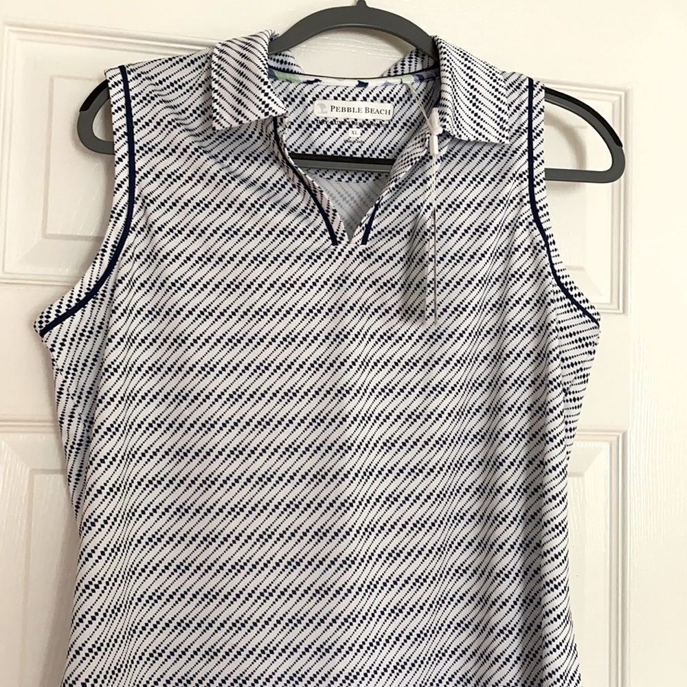 Collared Golf Tank - Picture 2 of 3